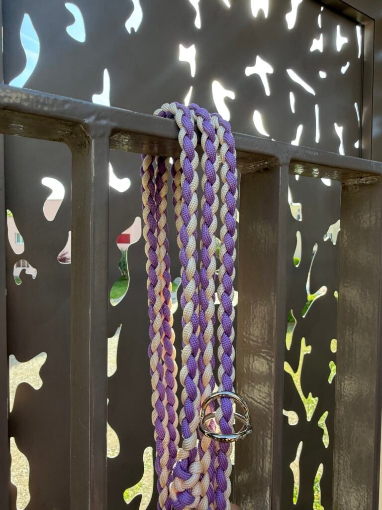 Mini Leine „purple rain“